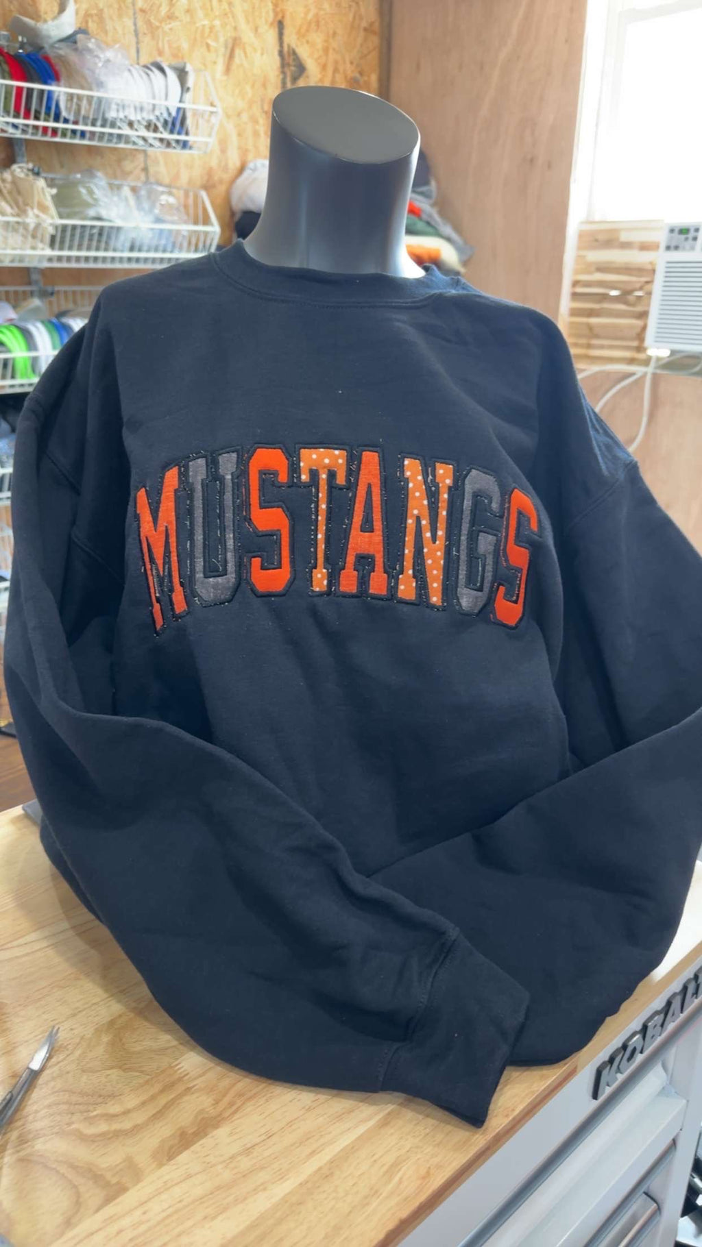 Single Color Spirit wear Sweatshirt with Applique