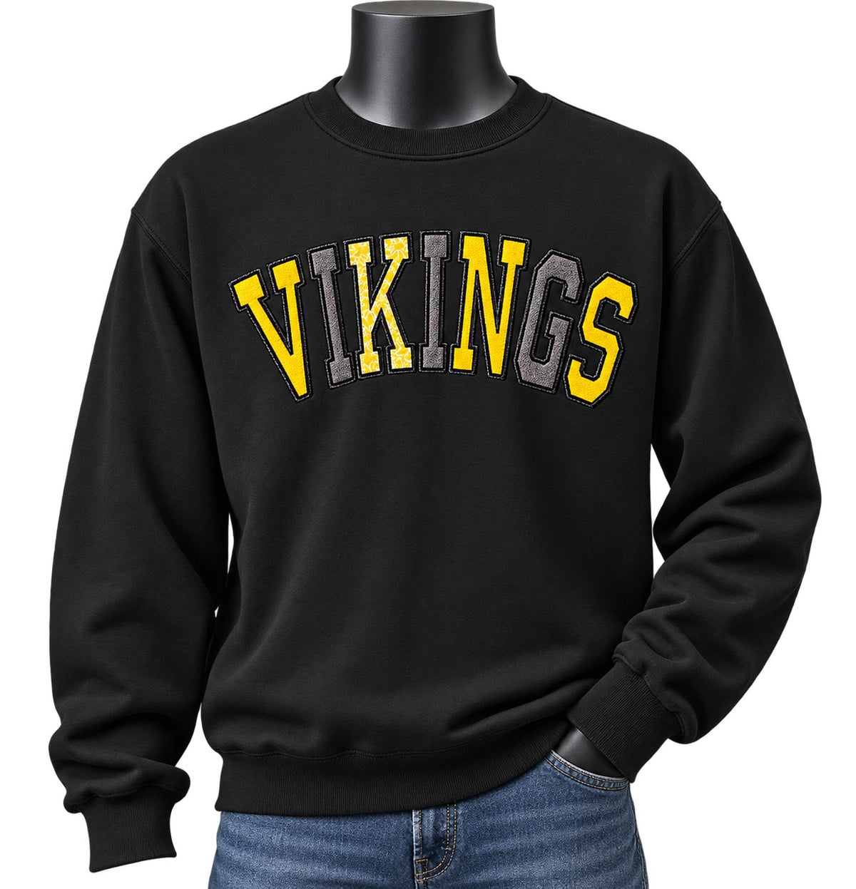 Single Color Spirit wear Sweatshirt with Applique
