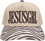 JESUSGRL Two Tone Canvas Trucker Hat