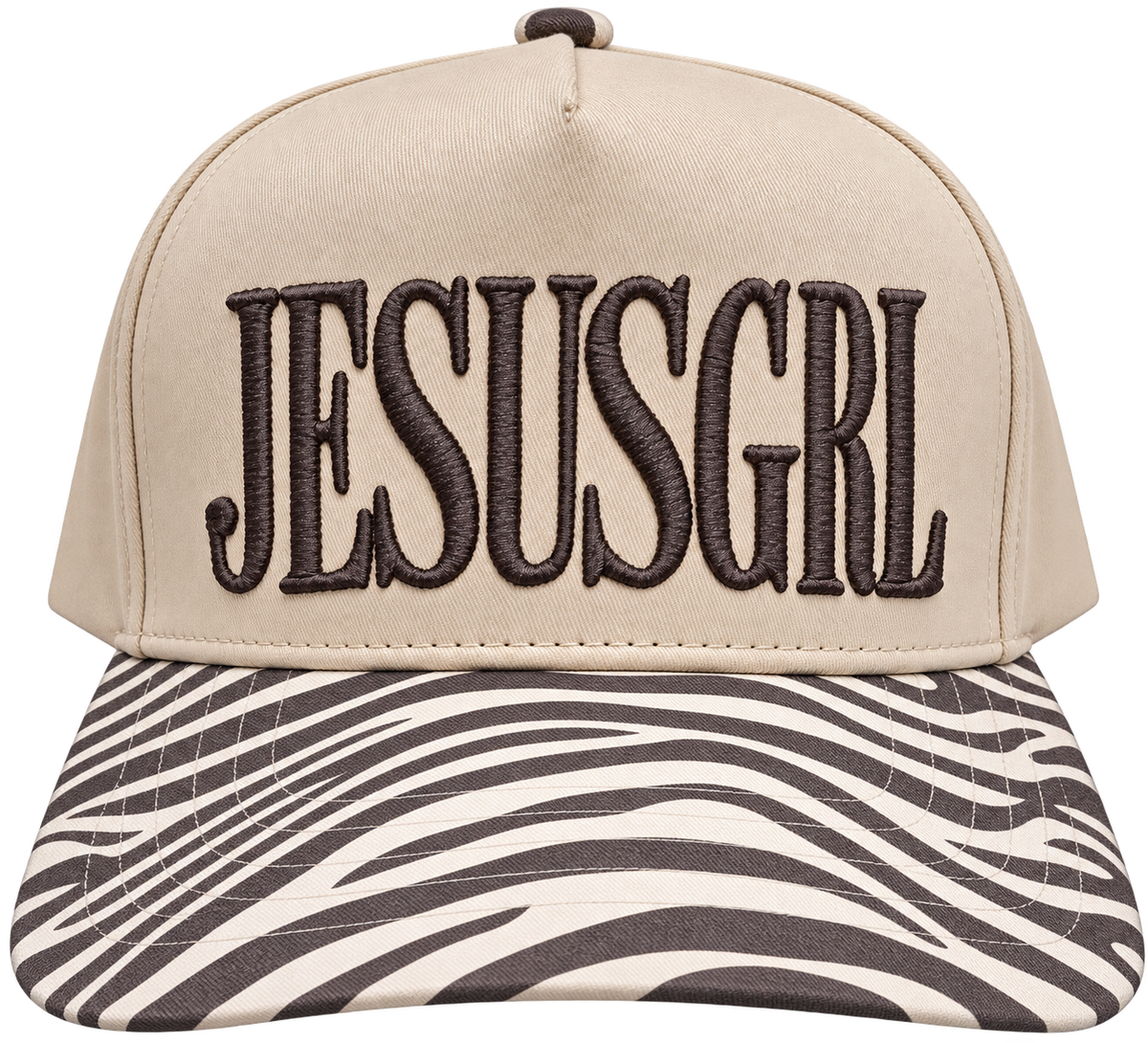 JESUSGRL Two Tone Canvas Trucker Hat