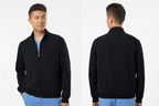 Jaanuu Men's Men's Wolfe Everyday Full-Zip 6-Pocket Scrub Jacket with Embroidery