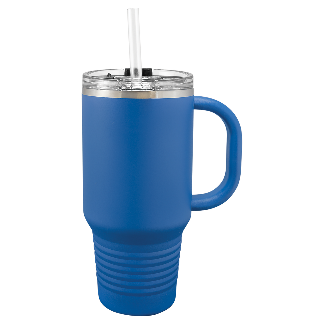32 oz. Polar Camel Insulated Travel Mug with Handle and Straw