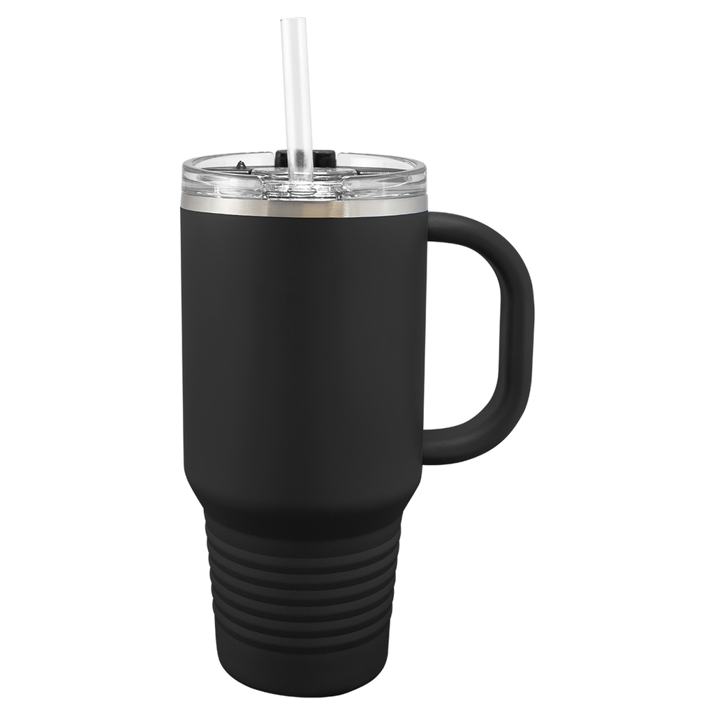 32 oz. Polar Camel Insulated Travel Mug with Handle and Straw