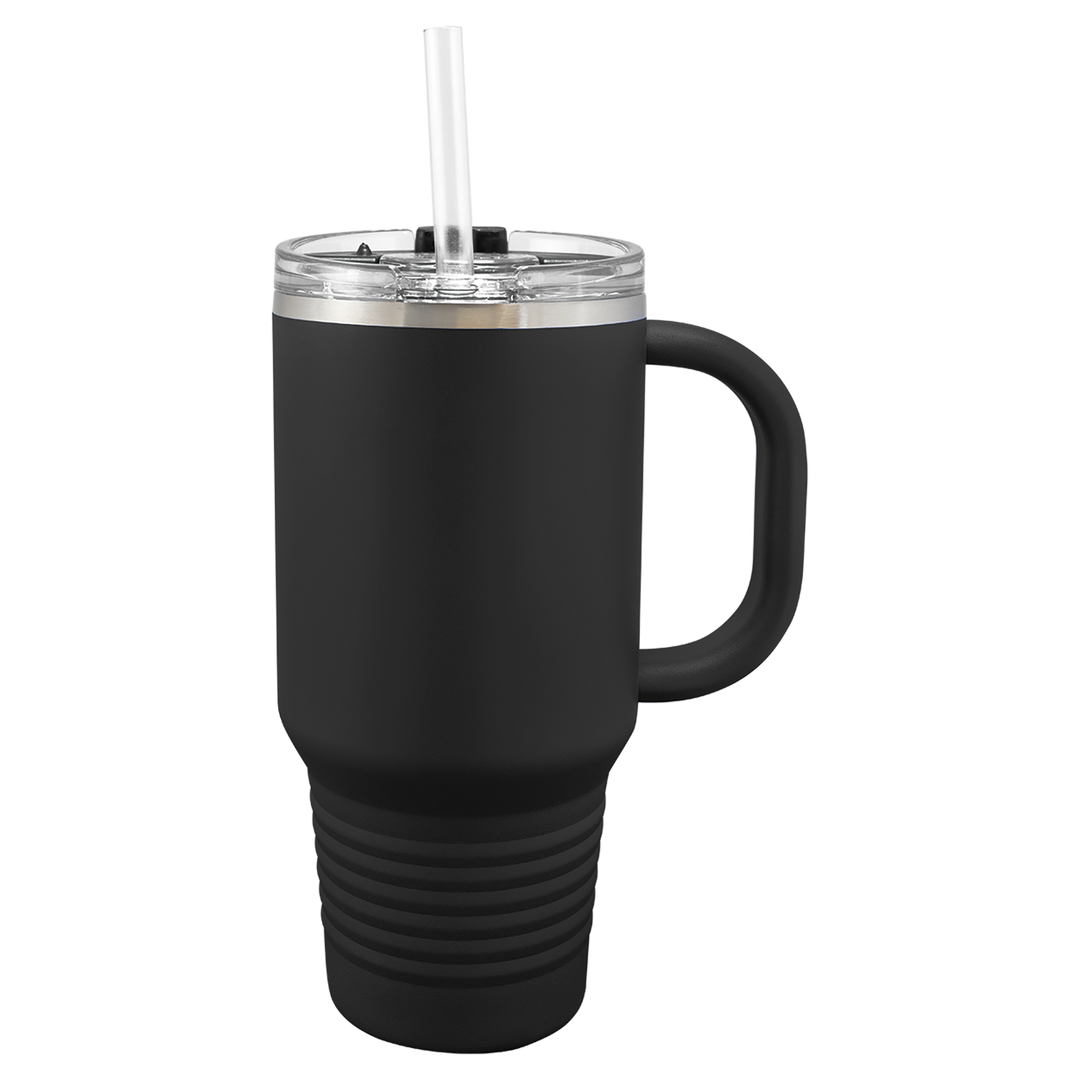 32 oz. Polar Camel Insulated Travel Mug with Handle and Straw