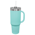 40 oz Polar Camel Insulated Travel Mug with Handle and Straw