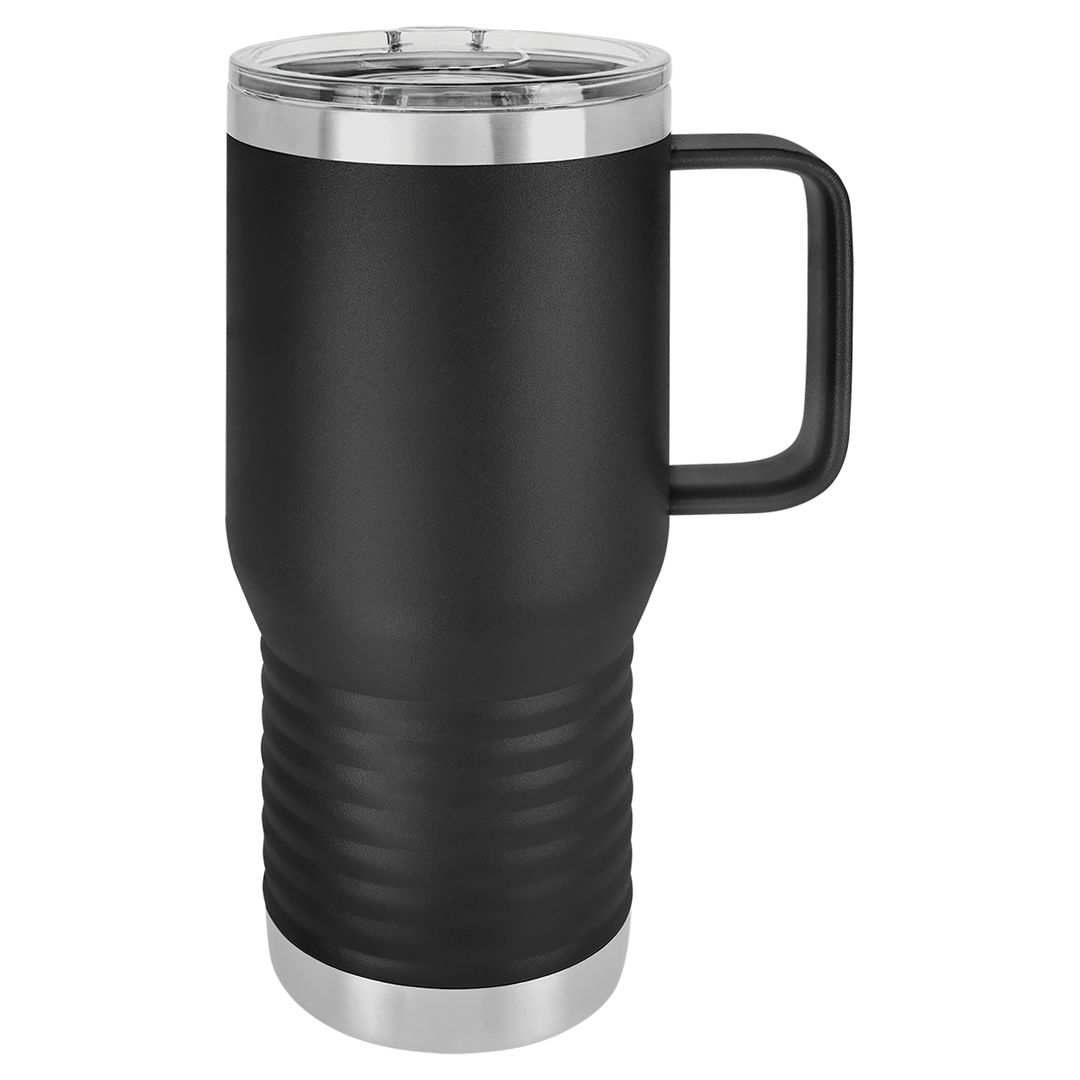 20 oz Polar Camel Insulated Travel Mug with Handle