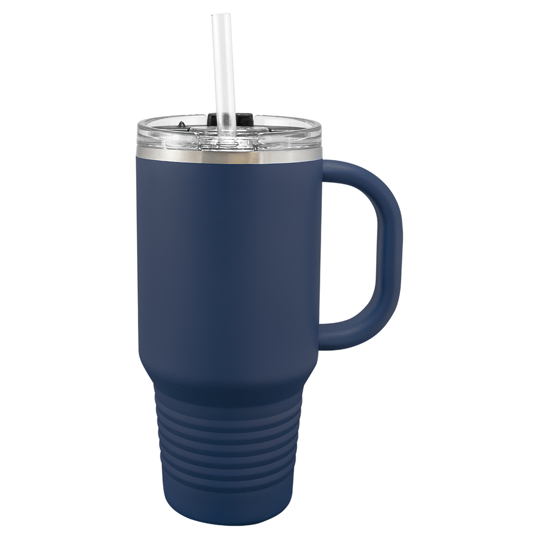 32 oz. Polar Camel Insulated Travel Mug with Handle and Straw