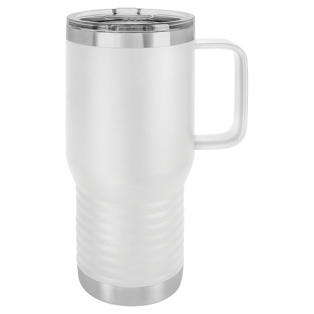 20 oz Polar Camel Insulated Travel Mug with Handle
