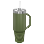 40 oz Polar Camel Insulated Travel Mug with Handle and Straw